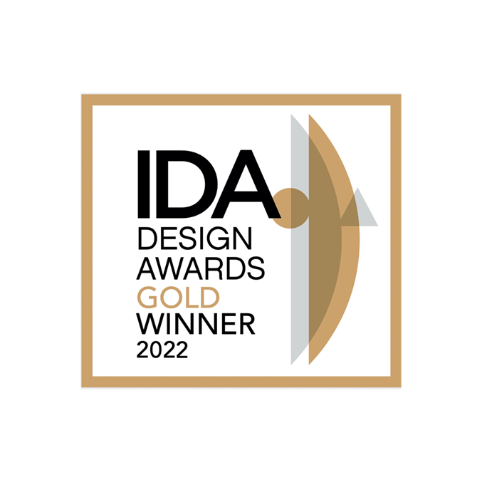 Logo IDA Design Award Gold Winner in der Kategorie Outdoor Equipment 2022