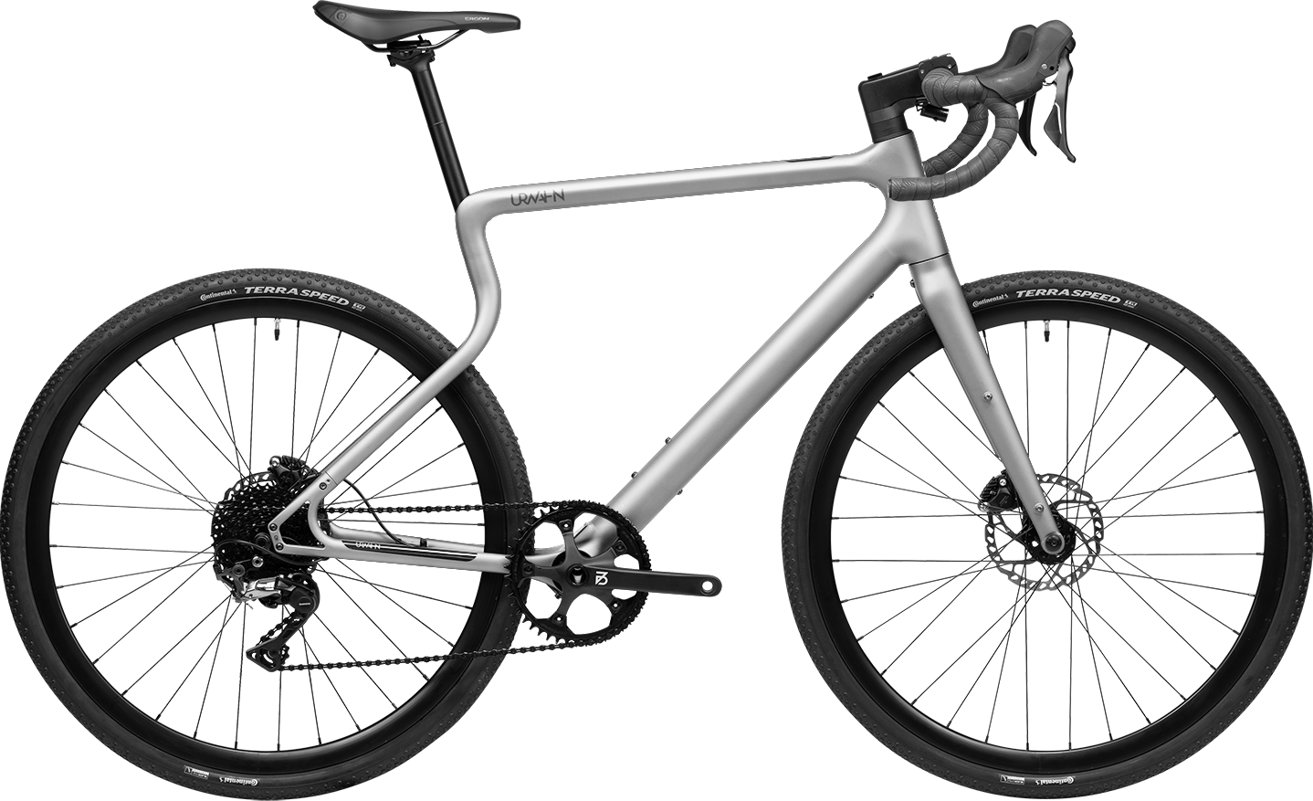 Seitenansicht Gravel E-Bike Waldwiesel