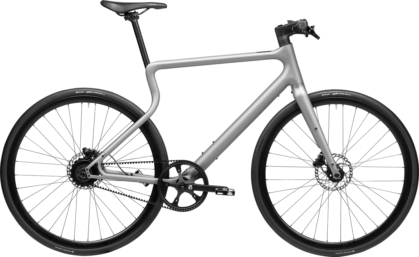 Seitenansicht E-Bike Stadtfuchs